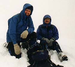 Matt and Bill on the summit of Mailbox Peak