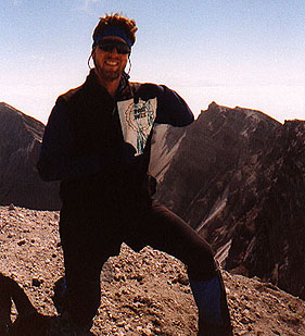 Matt on the summit of Mt. St. Helens