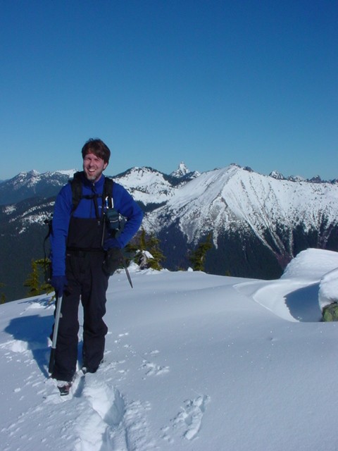 Matt on summit ridge