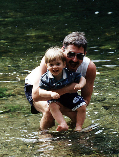 Glenn and Dario in Lipsey Lake