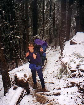 Maren and Bryden on the Mt. Si trail